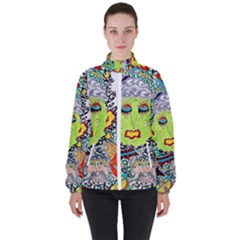 Supersonic Monster Mash Women s High Neck Windbreaker