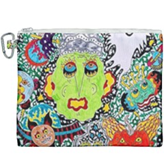 Supersonic Monster Mash Canvas Cosmetic Bag (xxxl)