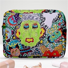 Supersonic Monster Mash Make Up Pouch (large) by chellerayartisans