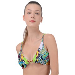 Supersonic Monster Mash Knot Up Bikini Top by chellerayartisans