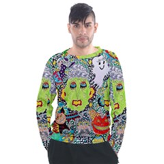 Supersonic Monster Mash Men s Long Sleeve Raglan T-shirt