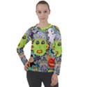 Supersonic Monster Mash Women s Long Sleeve Raglan T-Shirt View1