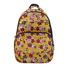 Cartoon Xmas Characters Pattern Carry-on Travel Backpack by kyorashop23