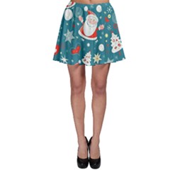 Christmas, Decorative, Desenho, Pattern Skater Skirt by kyorashop23