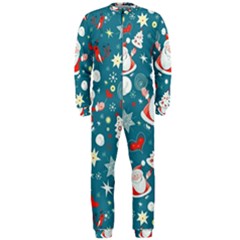 Christmas, Decorative, Desenho, Pattern Onepiece Jumpsuit (men)