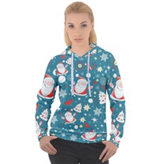 Christmas, Decorative, Desenho, Pattern Women s Overhead Hoodie