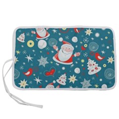 Christmas, Decorative, Desenho, Pattern Pen Storage Case (l) by kyorashop23