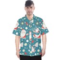 Christmas, Decorative, Desenho, Pattern Men s Hawaii Shirt View1