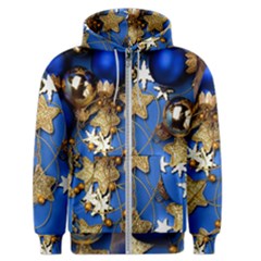 Merry Christmas, Baubles Men s Zipper Hoodie