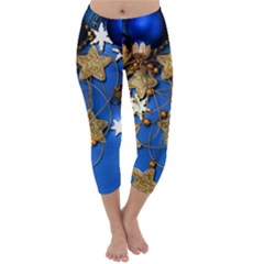 Merry Christmas, Baubles Capri Winter Leggings 