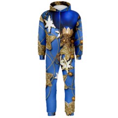 Merry Christmas, Baubles Hooded Jumpsuit (men)