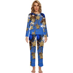 Merry Christmas, Baubles Womens  Long Sleeve Lightweight Pajamas Set