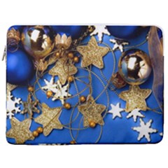 Merry Christmas, Baubles 17  Vertical Laptop Sleeve Case With Pocket