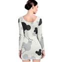 Mickey Mouse, Black, Classic, Cute, Disne Long Sleeve Velvet Bodycon Dress View2