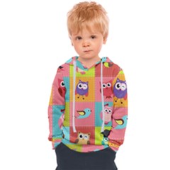 Owls Pattern, Abstract, Art, Desenho Kids  Overhead Hoodie