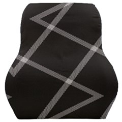 Stripes, Zigzag Car Seat Back Cushion  by kyorashop23