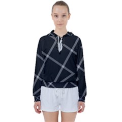 Stripes, Zigzag Women s Tie Up Sweat