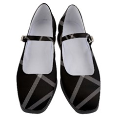 Stripes, Zigzag Women s Mary Jane Shoes