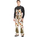 Christmas Pattern, Pattern, Christmas, Trees Men s Front Zip Ski And Snowboard Bib Pants View2