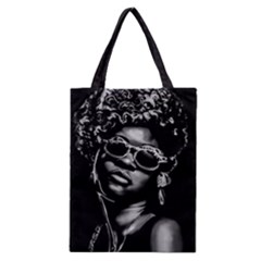 Afro Beauty Woman Portrait (ai+human) Classic Tote Bag