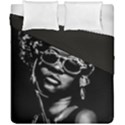 Afro Beauty Woman Portrait (AI+Human) Duvet Cover Double Side (California King Size) View1