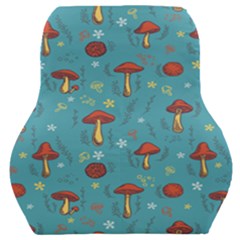 Whimsical Mushroom Pattern Car Seat Back Cushion  by Drawde