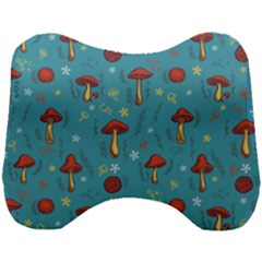 Whimsical Mushroom Pattern Head Support Cushion by Drawde