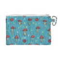 Whimsical Mushroom pattern Canvas Cosmetic Bag (Large) View2