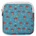 Whimsical Mushroom pattern Mini Square Pouch View1