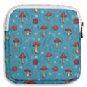 Whimsical Mushroom pattern Mini Square Pouch View2