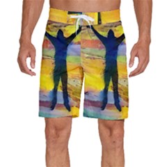 0puqax 5bc0f2c5aa3bac2a5daad371a1f5dbd688e78ba5 V1 Men s Beach Shorts by Lucianodenobrega