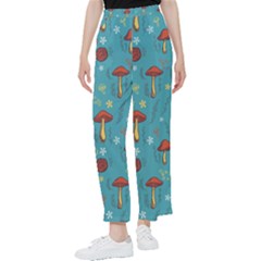 Whimsical Mushroom Pattern Women s Pants 