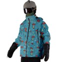 Whimsical Mushroom pattern Men s Zip Ski and Snowboard Waterproof Breathable Jacket View2