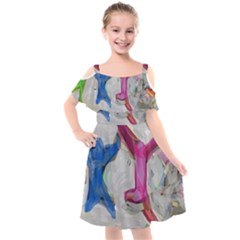 900 Luciano 897116 60697 V1 V1 Kids  Cut Out Shoulders Chiffon Dress by Lucianodenobrega