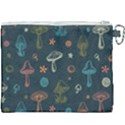 Whimsical Mushrooms pattern Canvas Cosmetic Bag (XXXL) View2