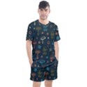 Whimsical Mushrooms pattern Men s Mesh T-Shirt and Shorts Set View1