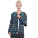 Whimsical Mushrooms pattern Casual Zip Up Jacket View1