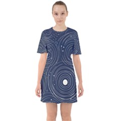 Art Sixties Short Sleeve Mini Dress