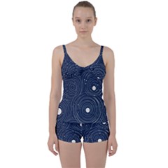 Art Tie Front Two Piece Tankini