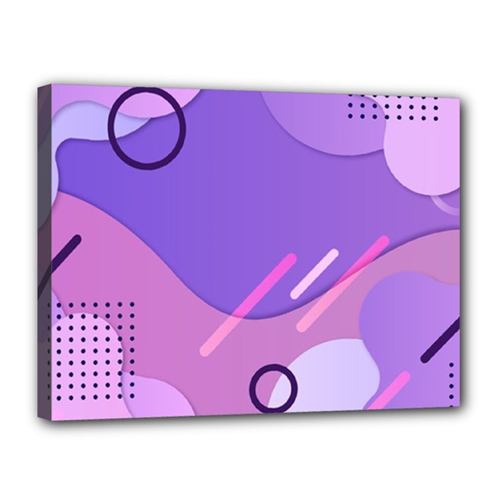 Colorful Labstract Wallpaper Theme Canvas 16  x 12  (Stretched)