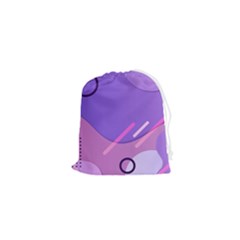 Colorful Labstract Wallpaper Theme Drawstring Pouch (xs) by Apen