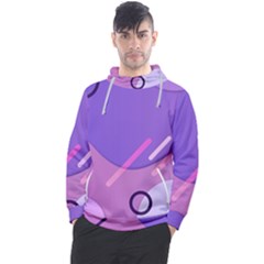 Colorful Labstract Wallpaper Theme Men s Pullover Hoodie