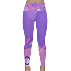 Colorful Labstract Wallpaper Theme Lightweight Velour Classic Yoga Leggings