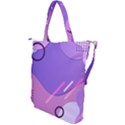 Colorful Labstract Wallpaper Theme Shoulder Tote Bag View2