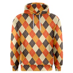 Halloween Argyle Pattern  Men s Overhead Hoodie