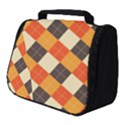 Halloween Argyle Pattern  Full Print Travel Pouch (Small) View1