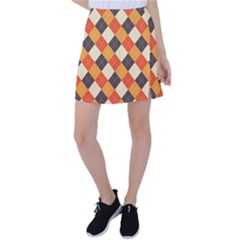 Halloween Argyle Pattern  Tennis Skirt by Safari