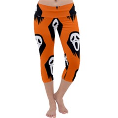 Halloween Party  Capri Yoga Leggings by Safari