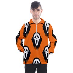 Halloween Party  Men s Half Zip Pullover