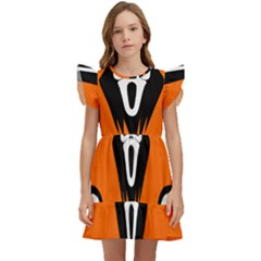 Halloween Party  Kids  Winged Sleeve Dress by Safari